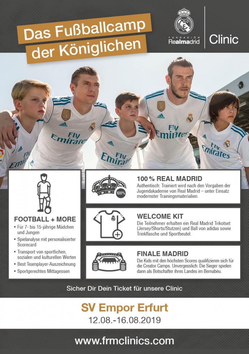 Real Madrid Fußballcamp 2019